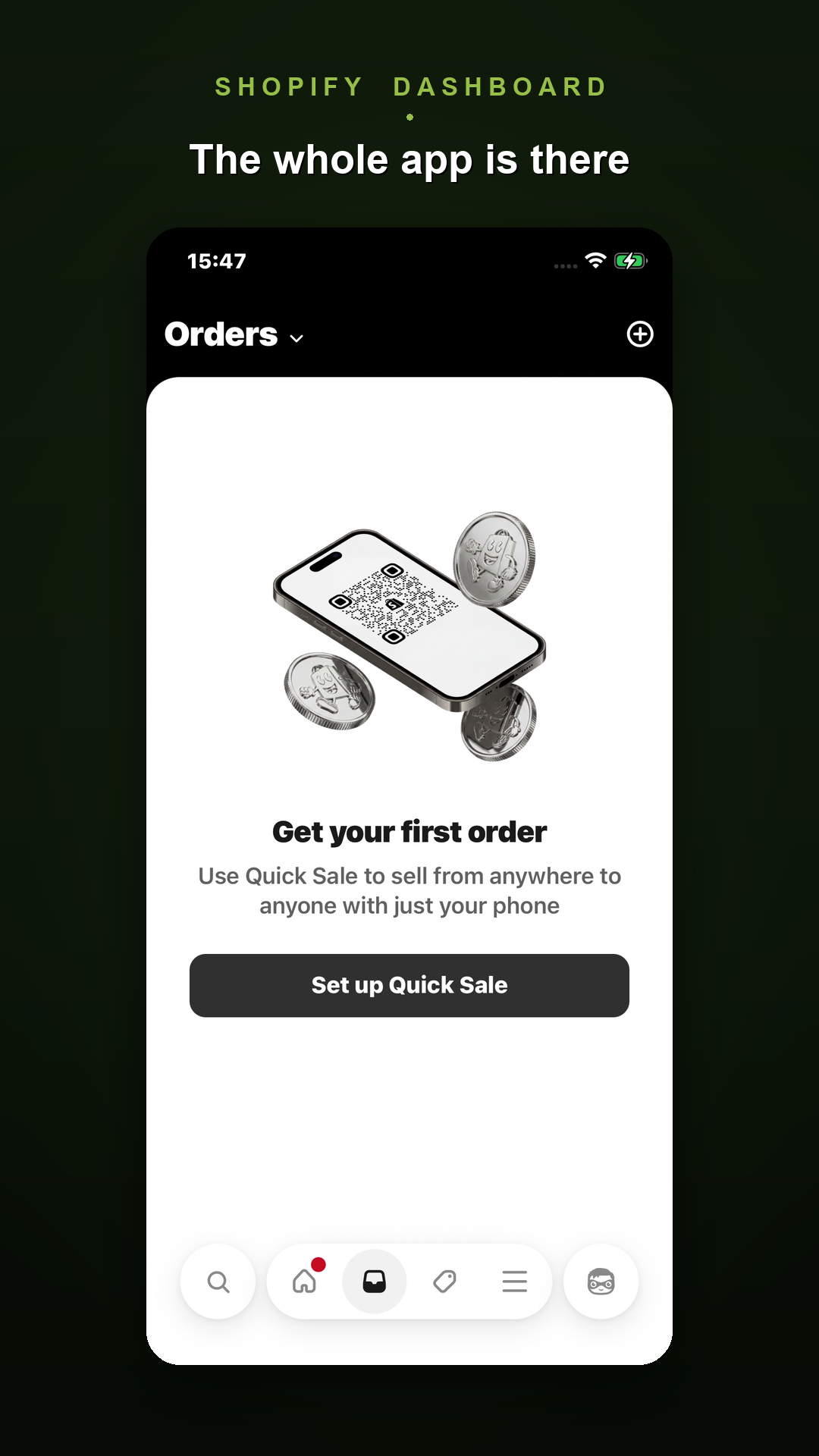 Orders, Products, Search and Sidekick are all drawn
