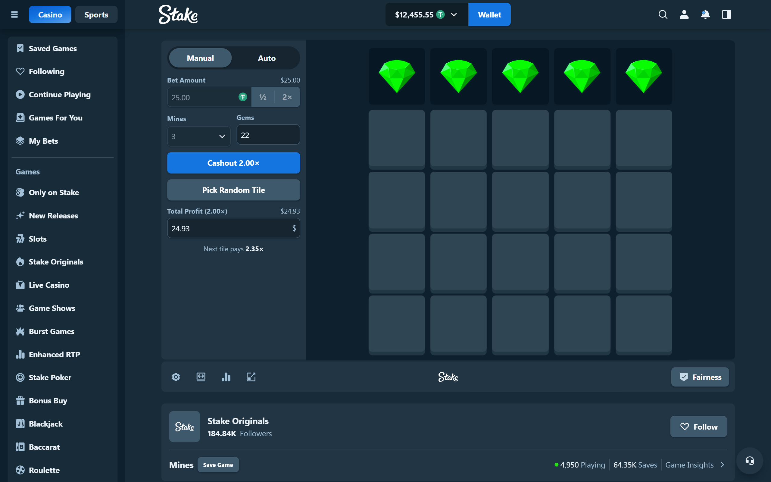 Mines, and thirteen more Stake Originals rebuilt from the live game